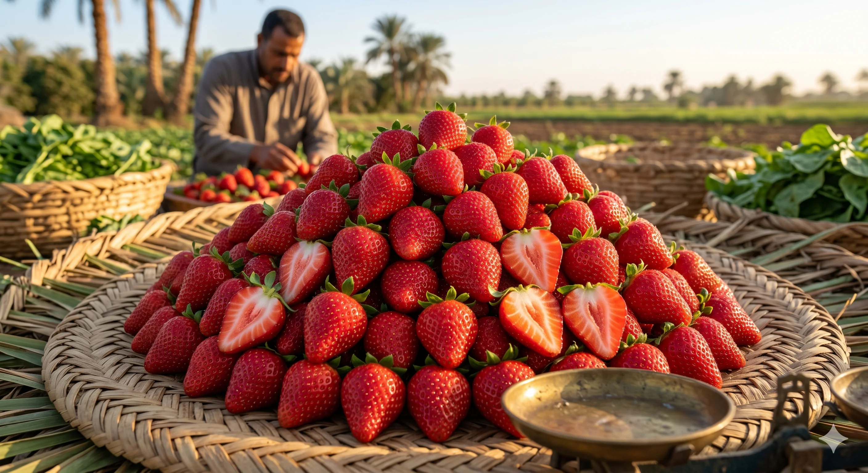 فراولة طازجة